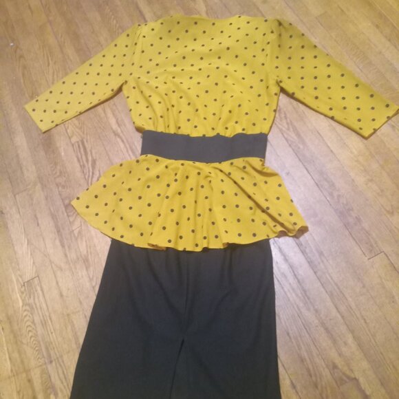 1980s Vintage Secretary dress ! DAVID BRADLEY ! RARE - Picture 6 of 6